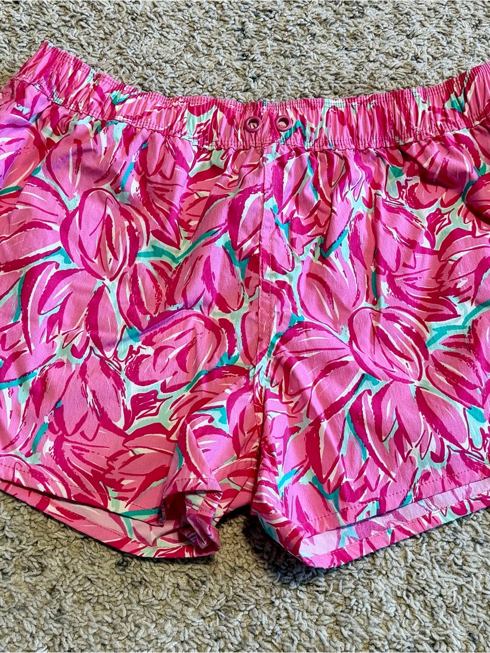 Lauren James Pink Floral Shorts Women’s M